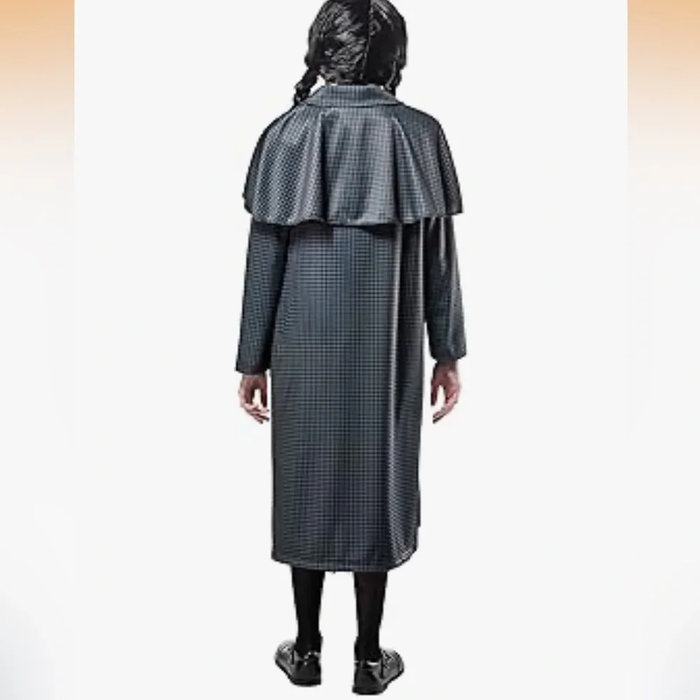 NWT Rubies Wednesday TV Series: Wednesday Addams Costume Coat - Picture 4 of 7